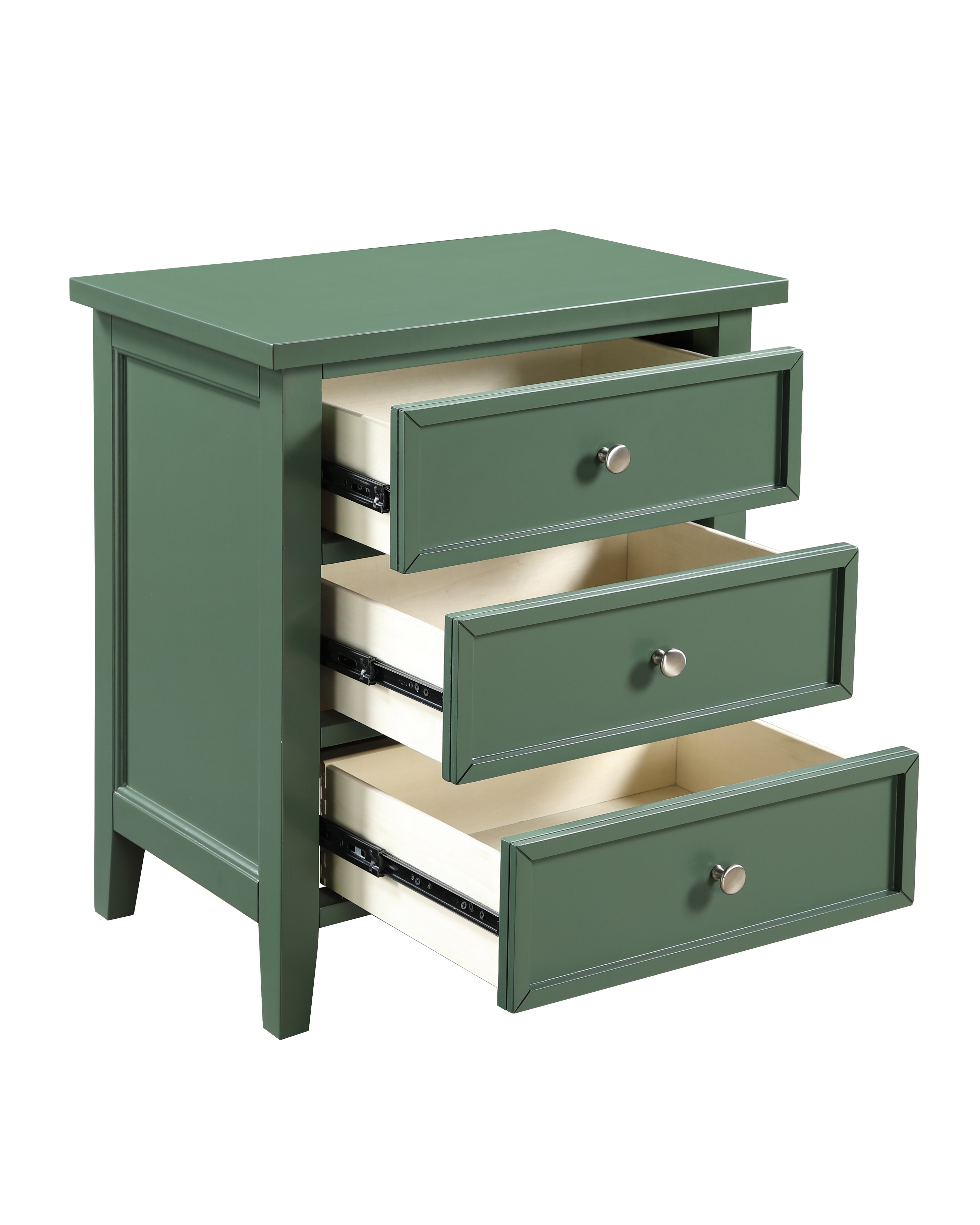 Luca 3-Drawer Nightstand - Vintage