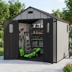 8x8Ft Resin Outdoor Storage Shed