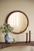 Vintage European Pottery-Inspired Vase