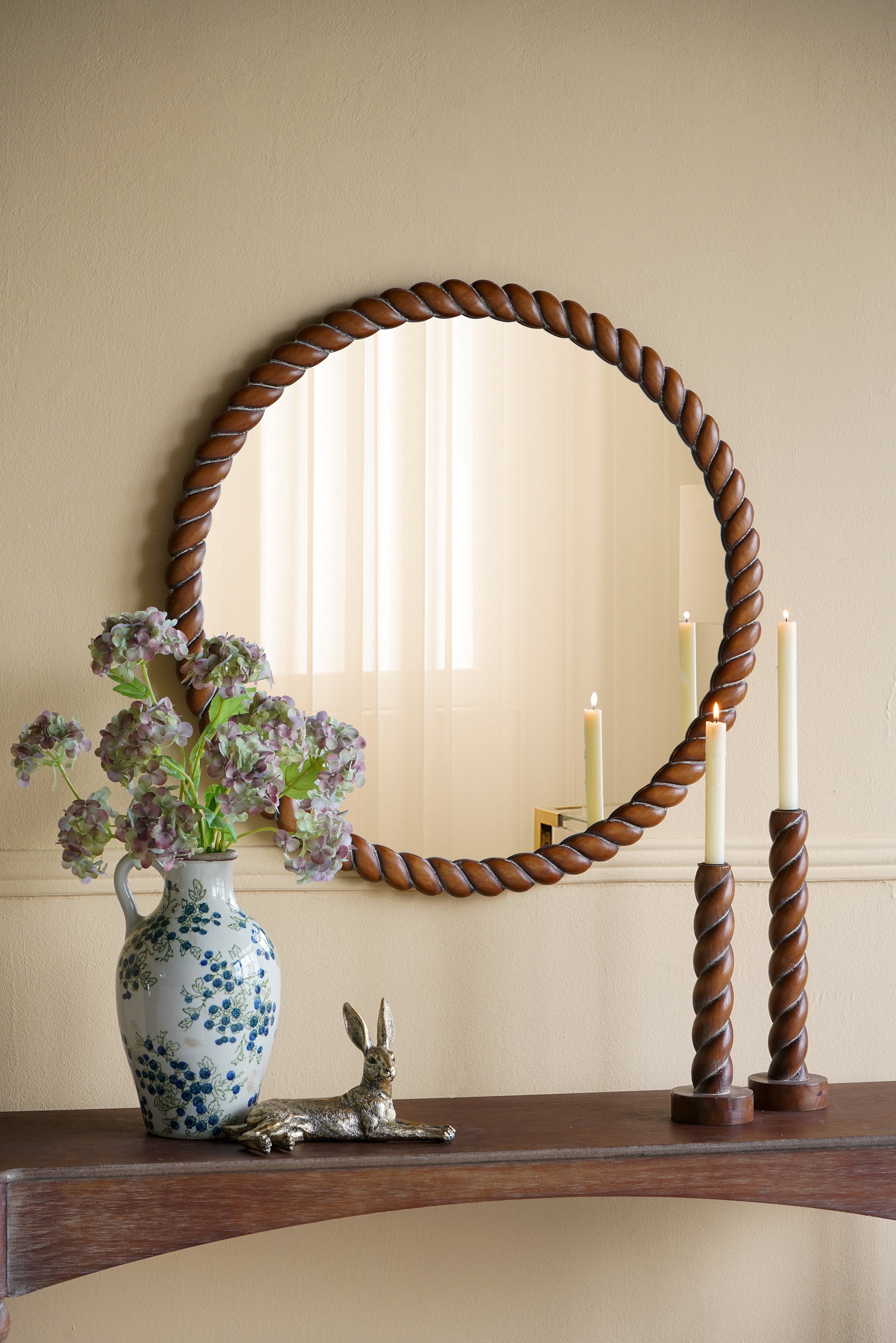 Vintage European Pottery-Inspired Vase