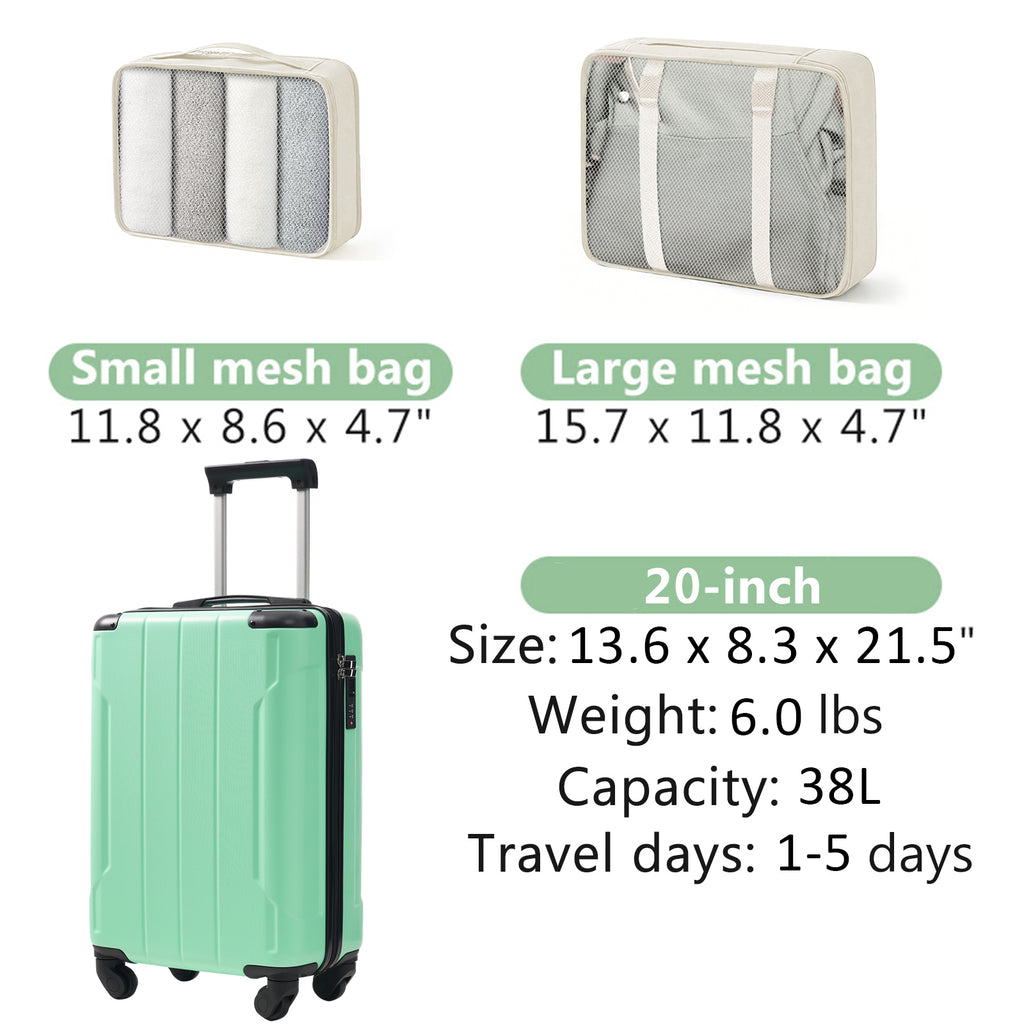 20-Inch Hardshell Carry-On Luggage