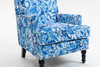 Upholstered Accent Chair, Vintage Armchair with Elegance