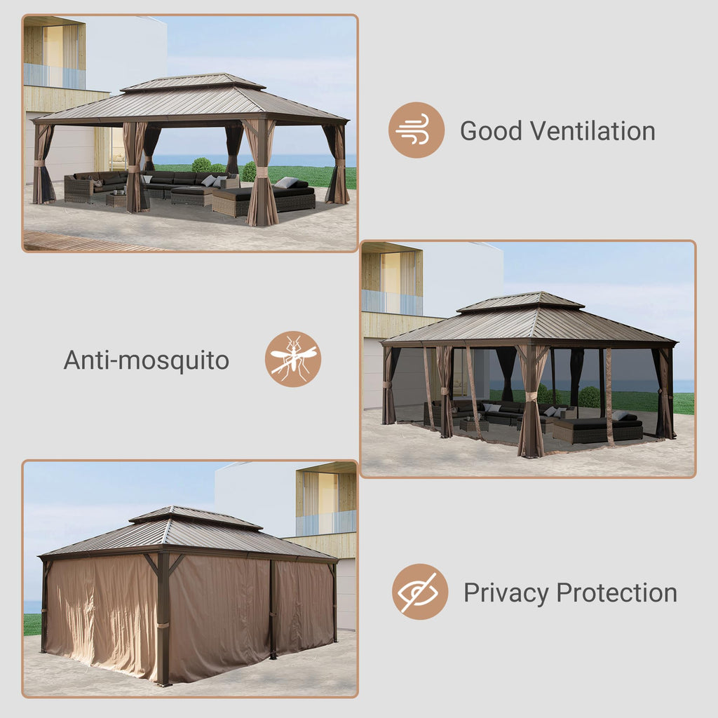 12' X 18' Hardtop Gazebo