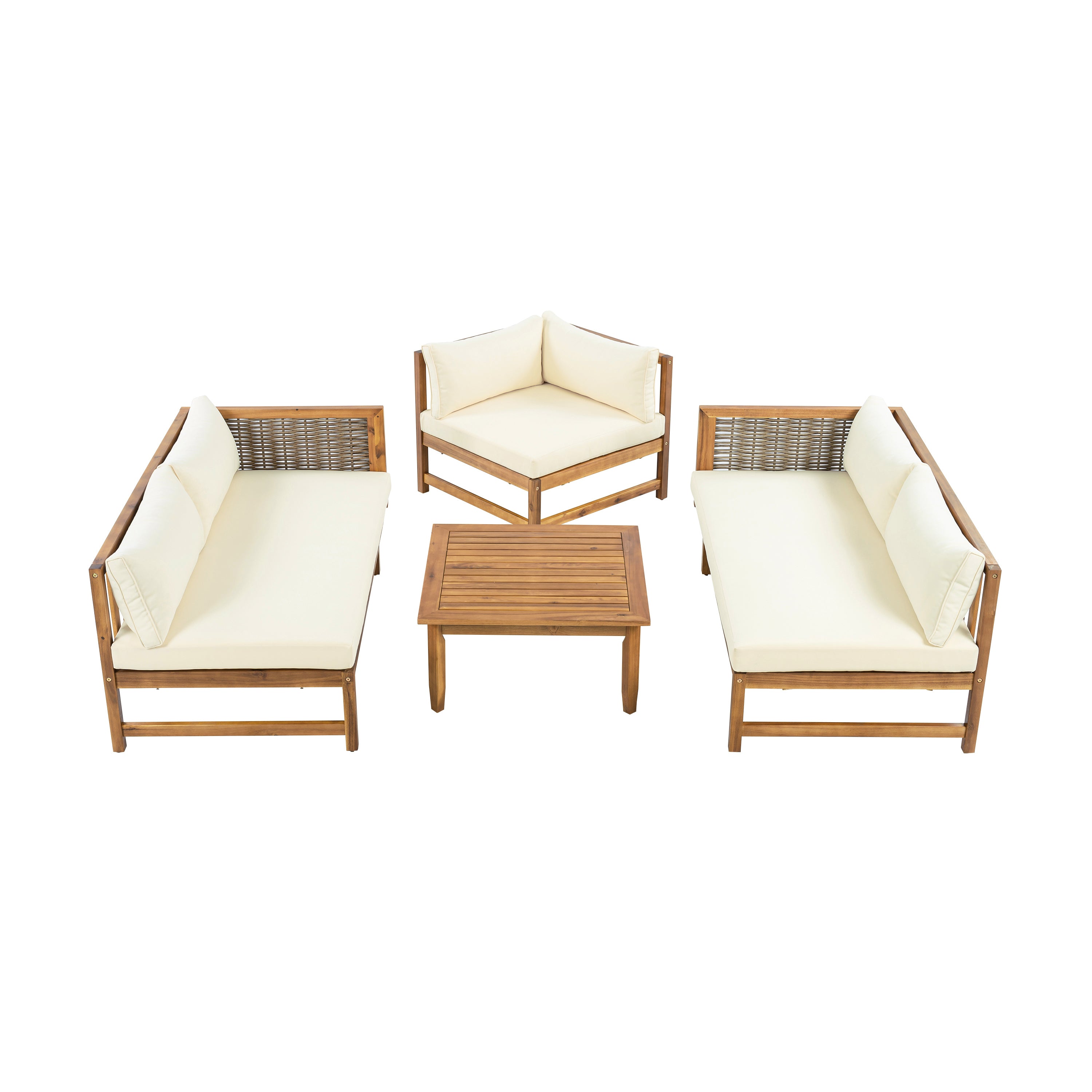 Sectional Seating Group With Waterproof Cushions