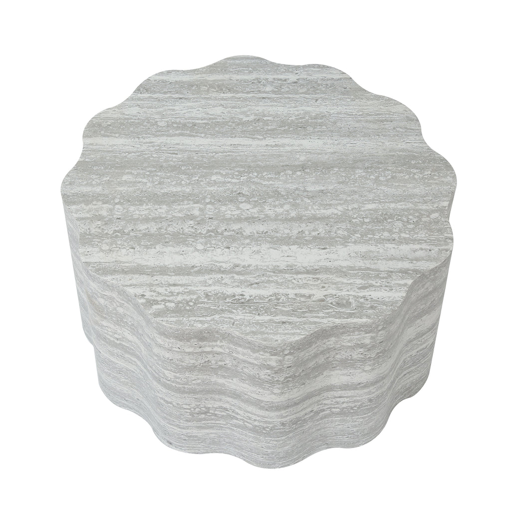Set of 2 Round Coffee Tables for Living Room