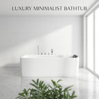 67-Inch Single-Person Luxury Whirlpool Bathtub