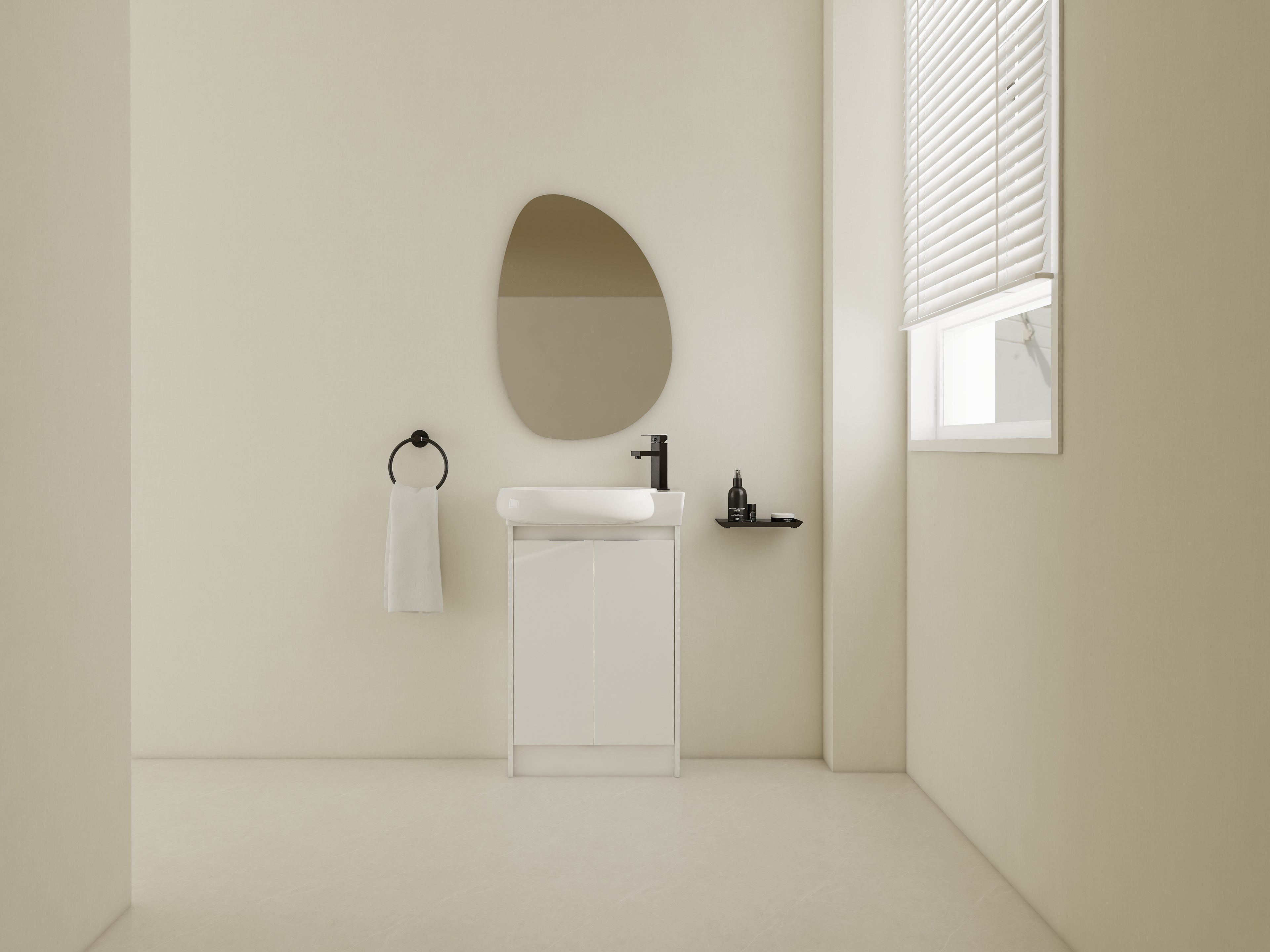 23" Freestanding Bathroom Vanity with Sink