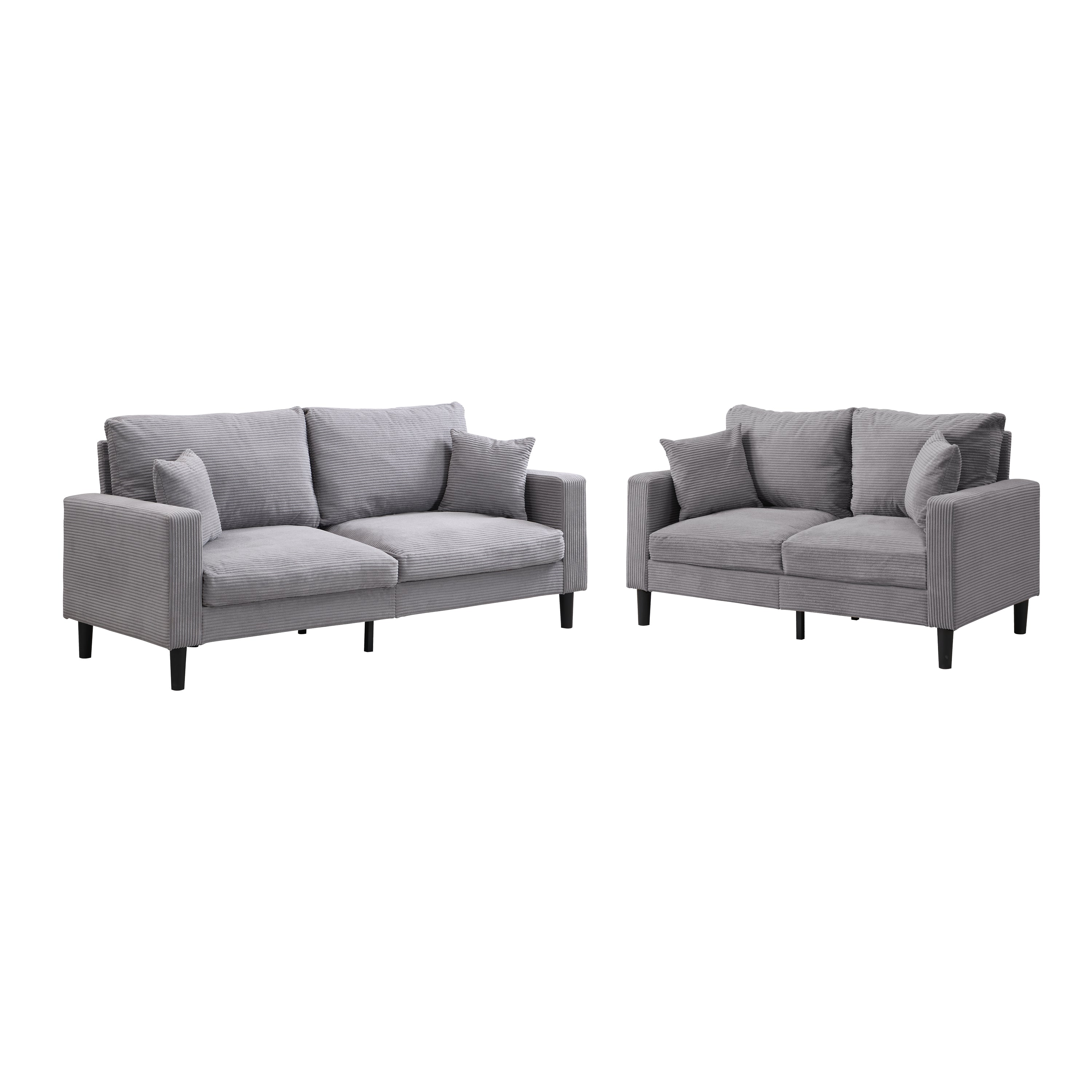Two Piece Sofa Set, Living Room Three Seater + Two Seater