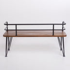 Zion Industrial Wood and Metal Bench