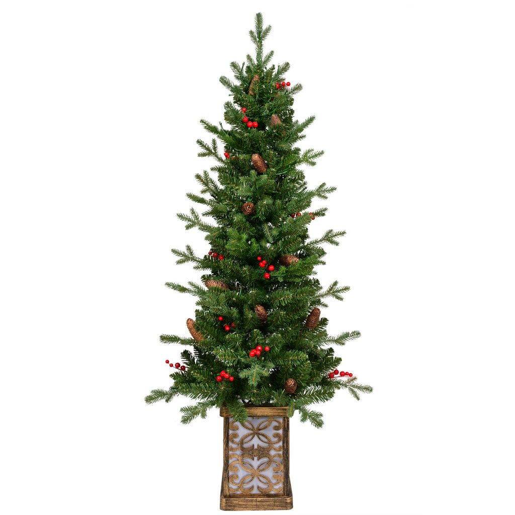4FT Pre-Lit Christmas Tree