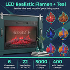 23" Electric Fireplace Insert