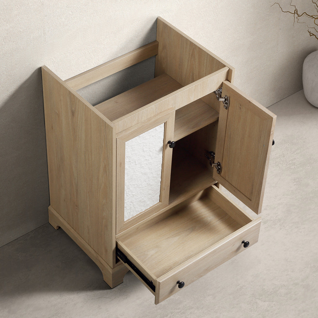 Modern Bathroom Vanity with Ceramic Basin