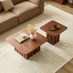 2-Piece Nesting Square Coffee Table Set