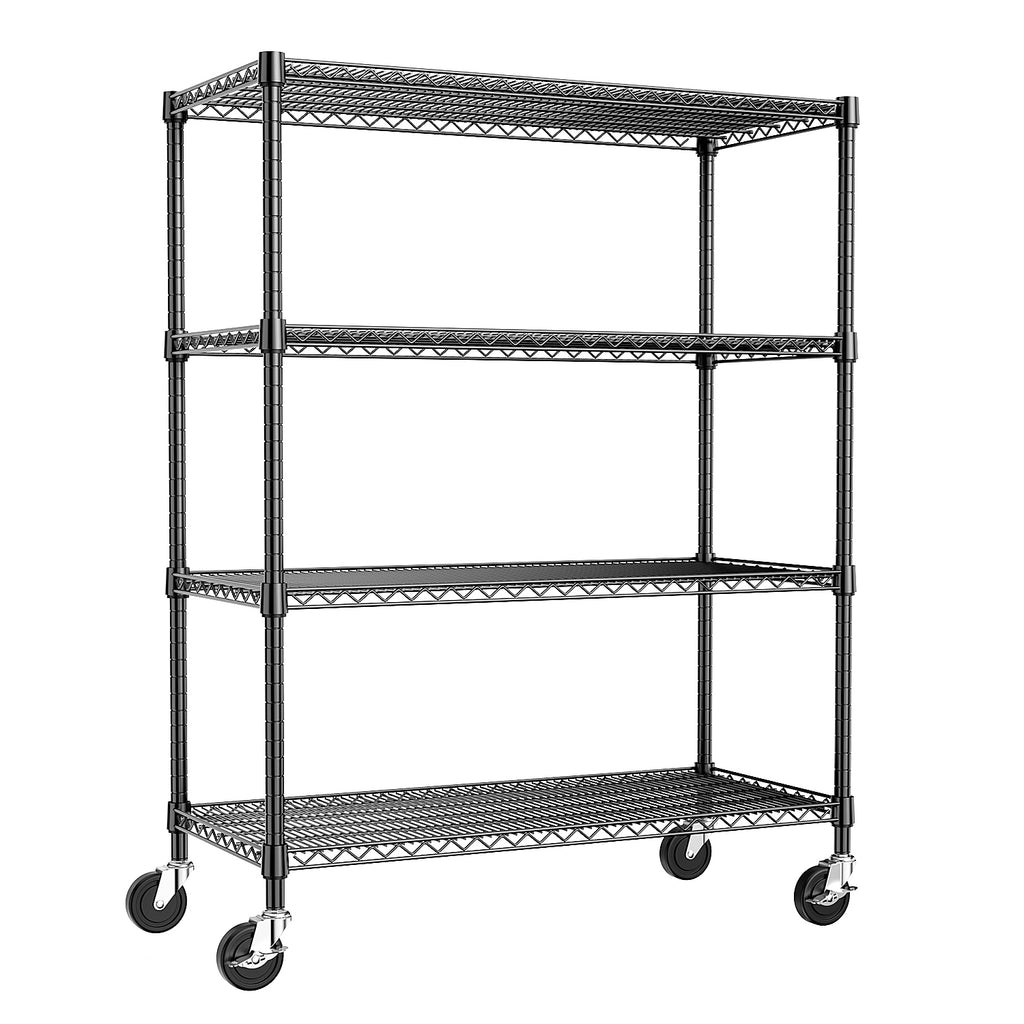 2640 Lbs Industrial Metal 4 Tier Shelving Unit
