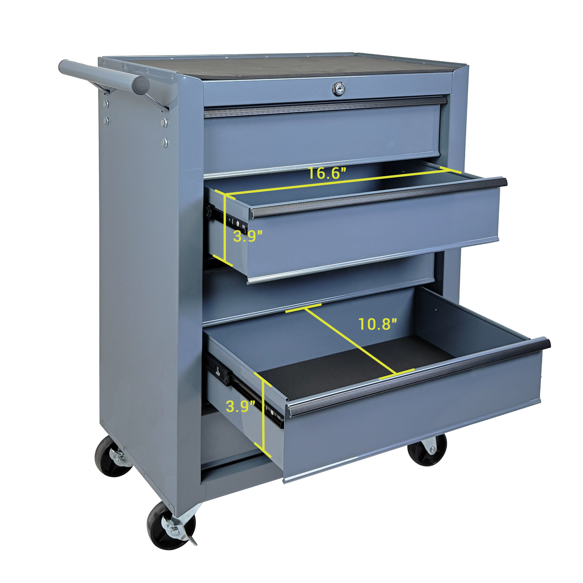 Rolling Metal Tool Chest with 5 Drawers