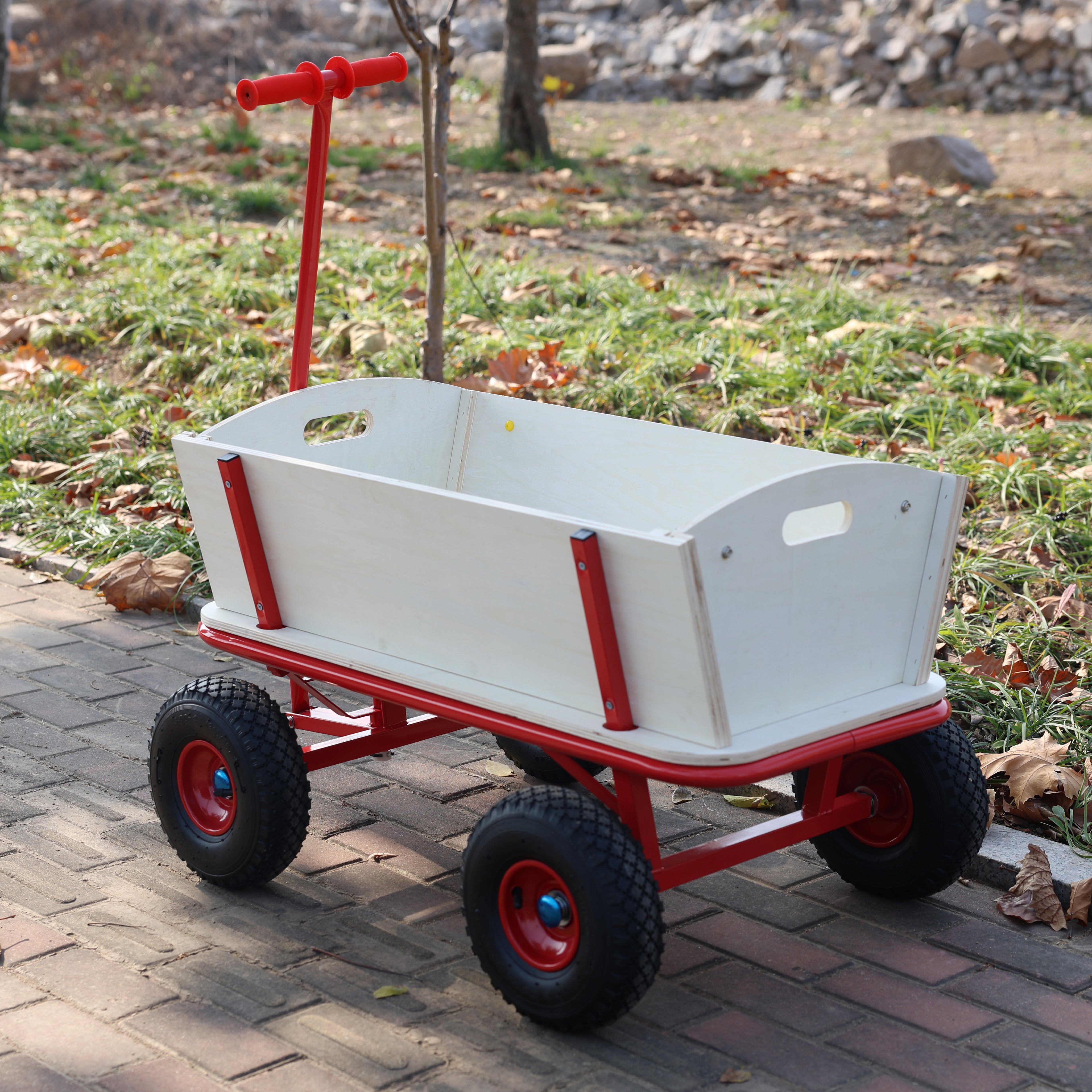 Wooden Carriage Outdoor Stroller