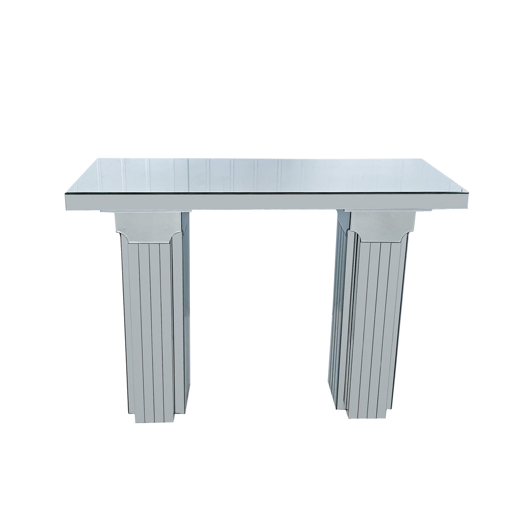 Mirrored Console Table Wide Bling