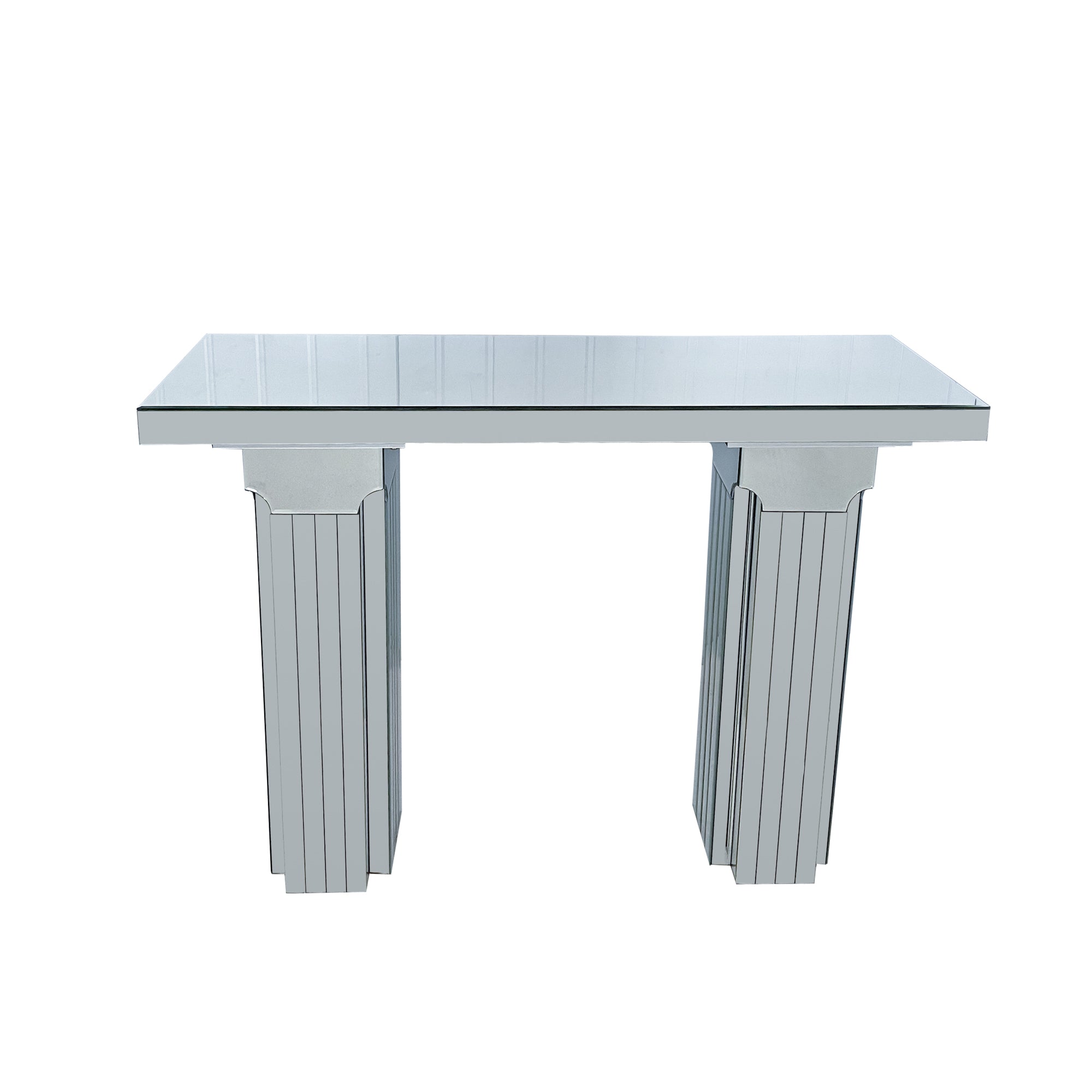 Mirrored Console Table Wide Bling