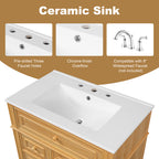 30" Bathroom Vanity with Sink
