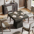 31.5" Square Dining Table for 4 - Small Farmhouse Kitchen Table