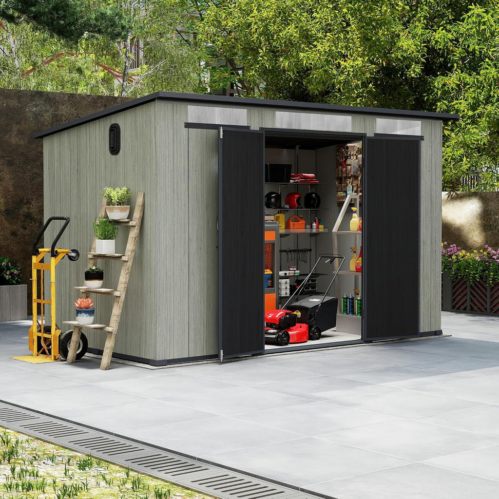 6x11FT Outdoor Resin Storage Shed