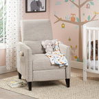 Pushback Recliner Chair with Side Pocket