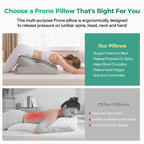 Ergonomic 27° Memory Foam Support Pillow for Couples