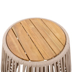 Acacia Wood Side Table