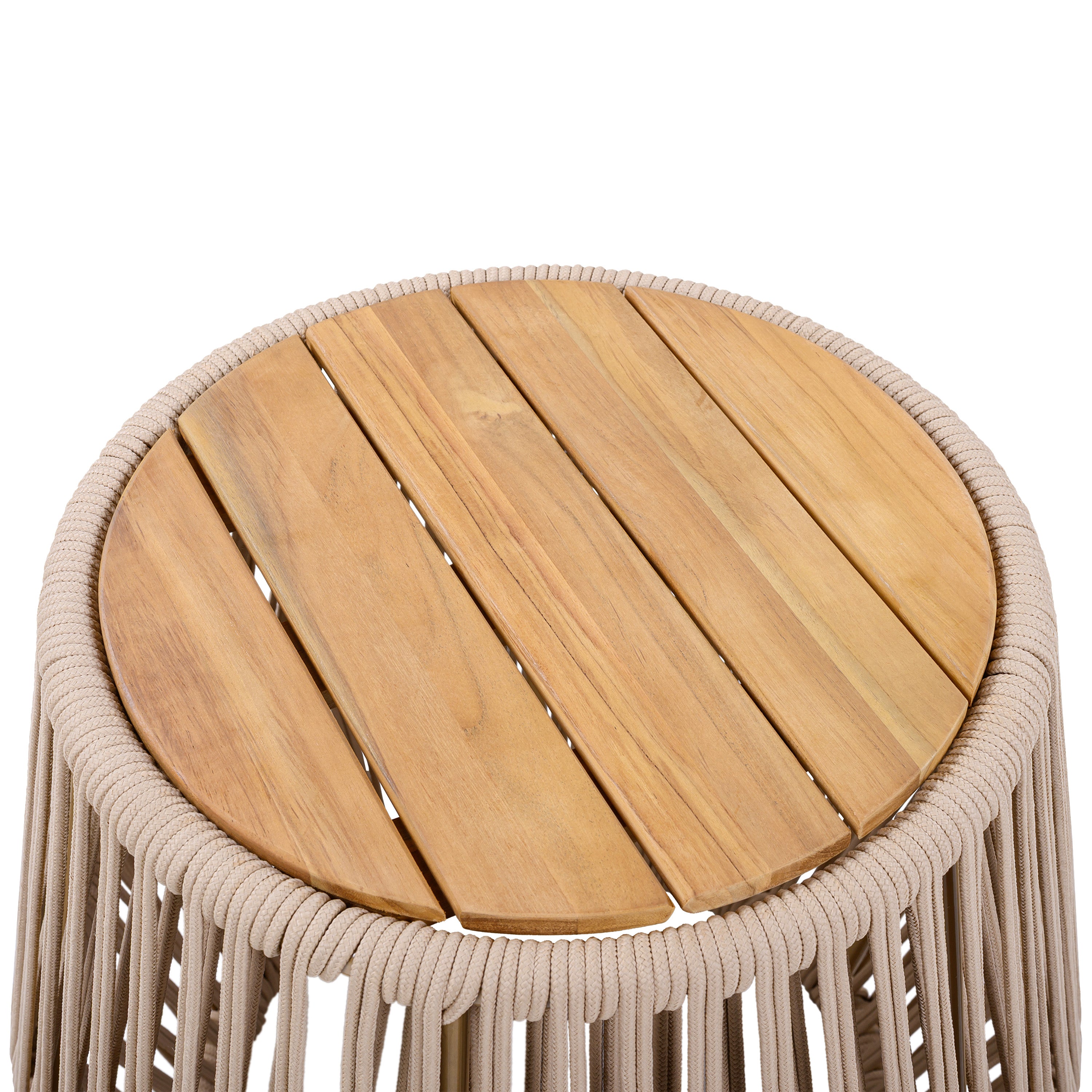 Acacia Wood Side Table