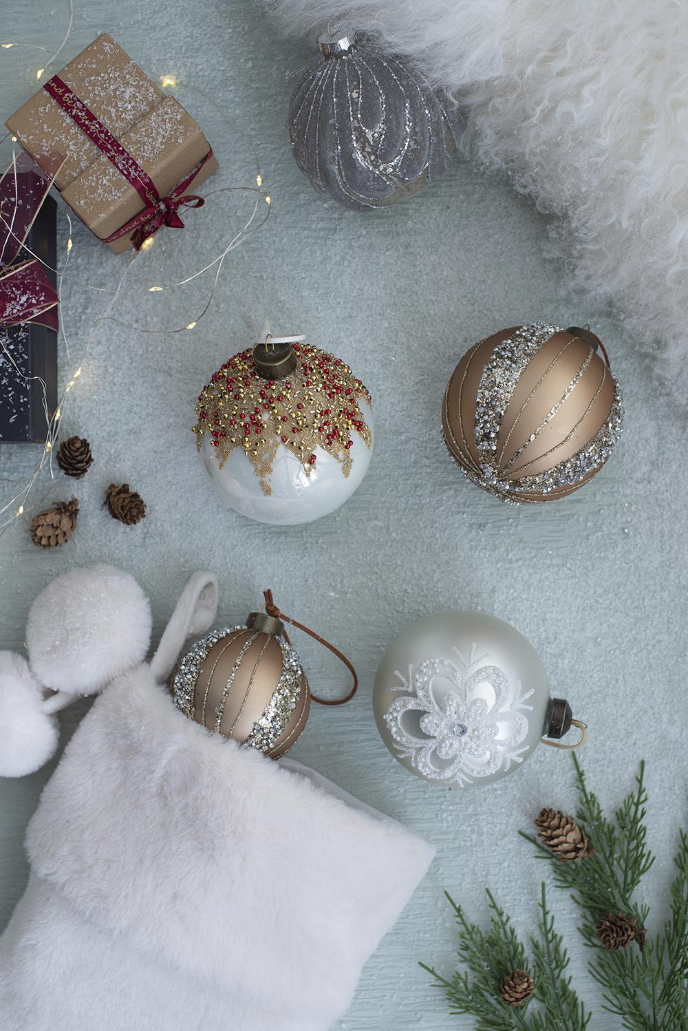 D3" Christmas Ball Ornaments - Set of 12