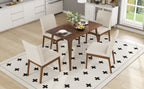 5-Piece Dining Table Set with 4 Chairs