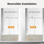 Frameless Single Sliding Soft-Close Shower Doors