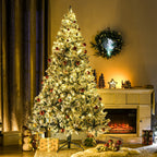 7.5ft Tall Prelit Artificial Christmas Tree
