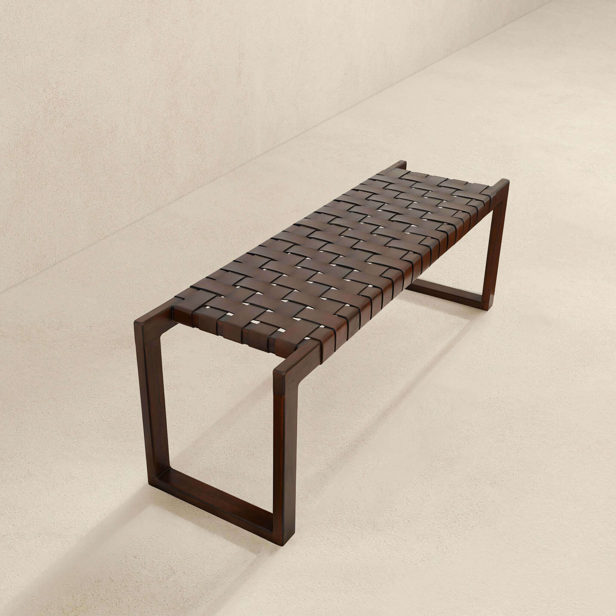 Christina Mid-Century Modern Bench