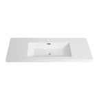 42" Bathroom Resin Sink