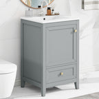 20" Bathroom Vanity with Sink and Soft Closing Door