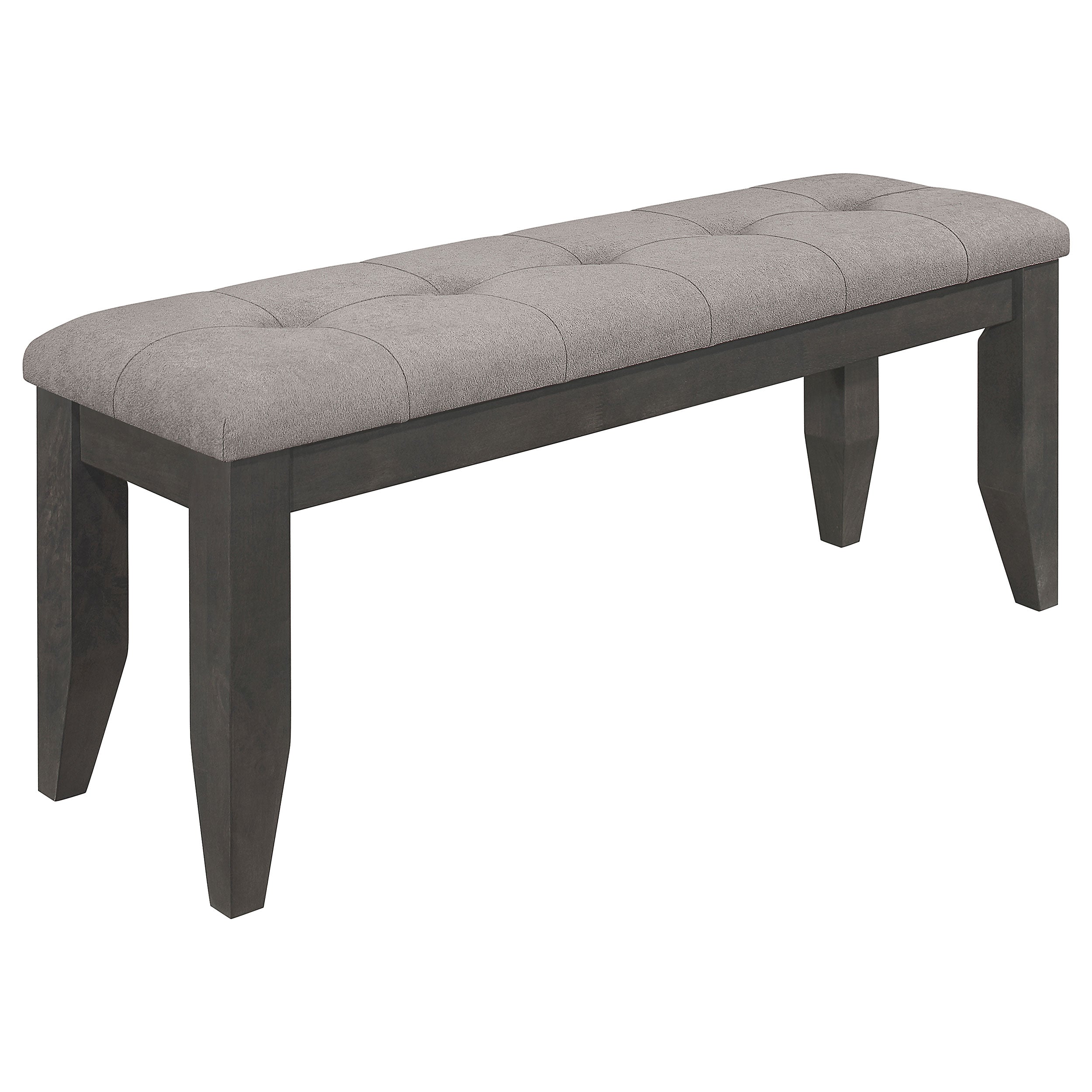 Erskin Dark Upholstered Dining Bench