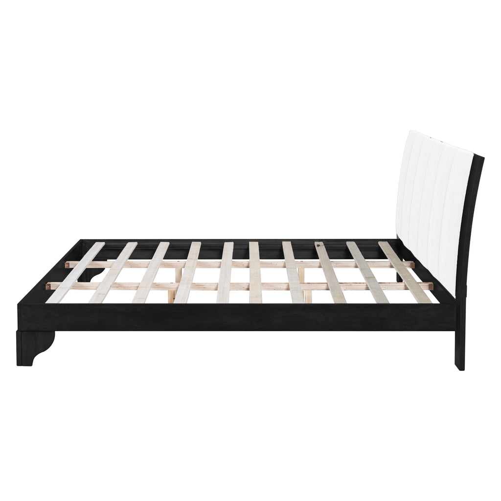King Size Bed Frame in Black and White