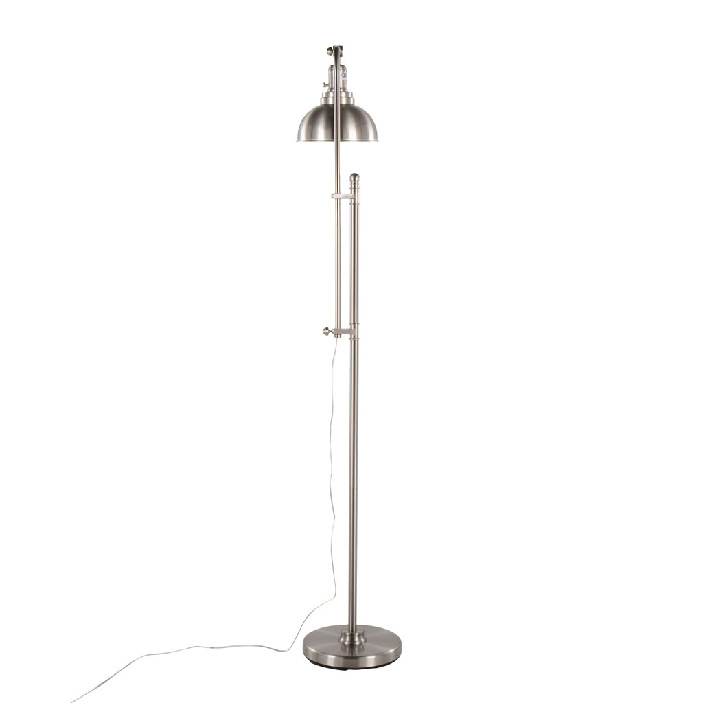 Floor Lamp in Nickel