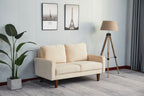 Beige Loveseat