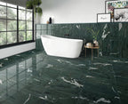 12x24 Green Natural Marble Polished Tile