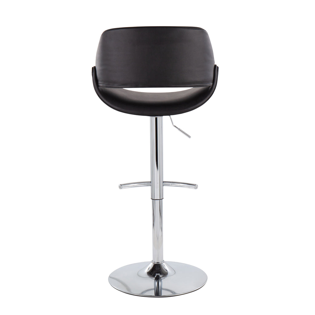 Contemporary Adjustable Bar Stool in Various Colors