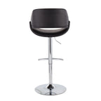 Contemporary Adjustable Bar Stool in Various Colors