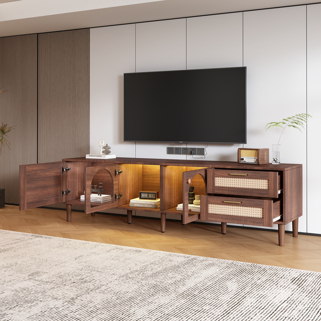 70 Inch TV Stand for TVs Up to 80 Inches