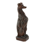 Grey Hound Dog Statue
