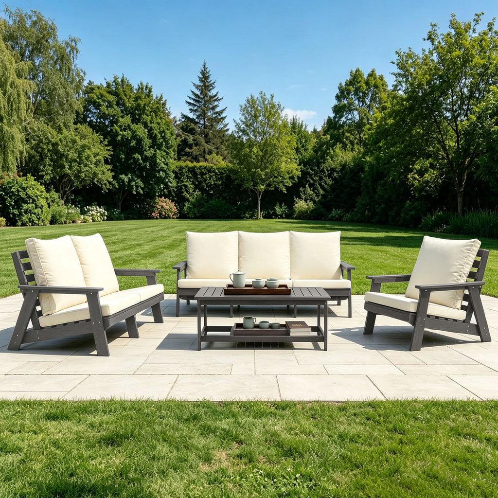 HIPS 3 Seater Outdoor Garden Sofa Set