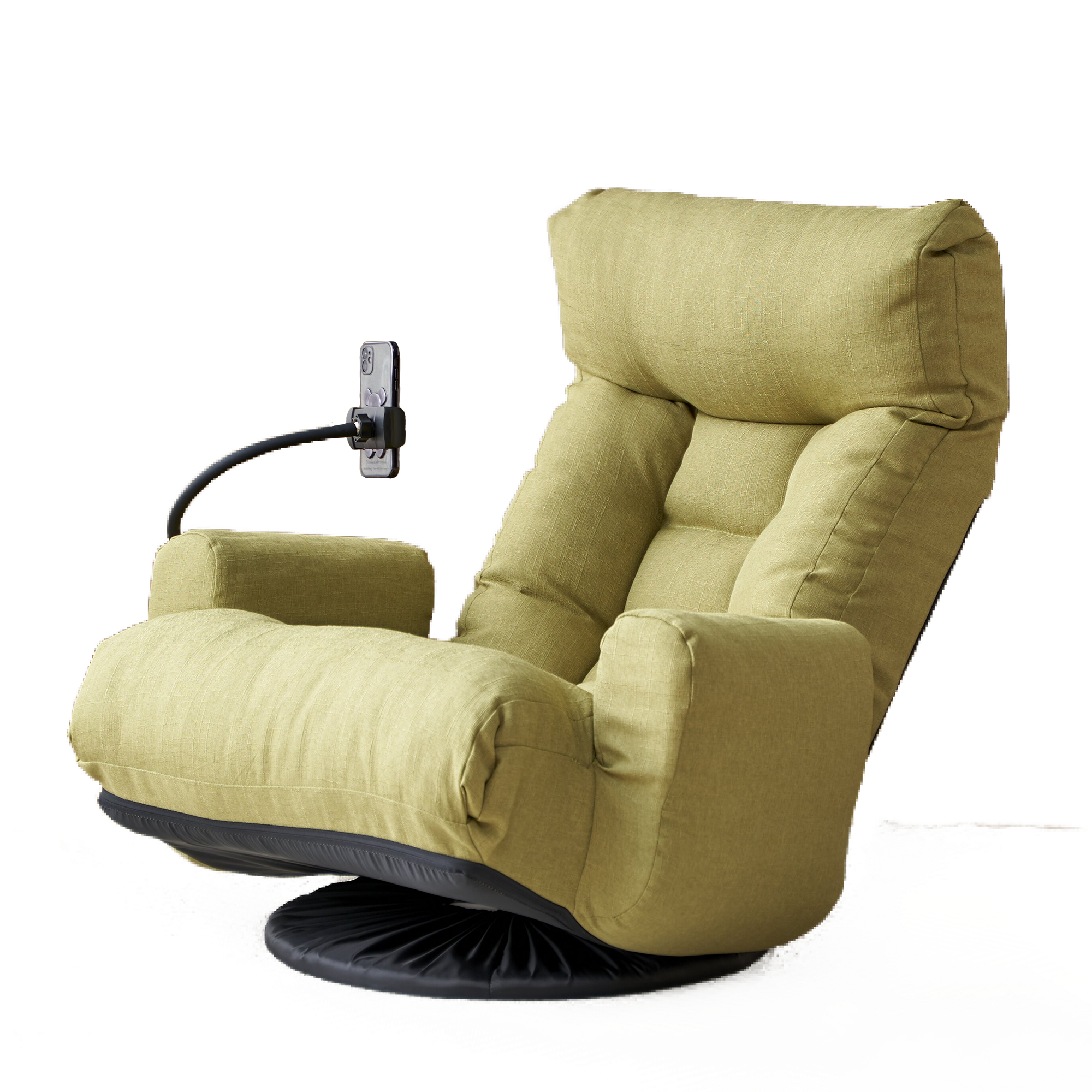 Adjustable Head and Waist Game Chair