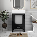 20-Inch Bathroom Vanity With Ceramic Sink