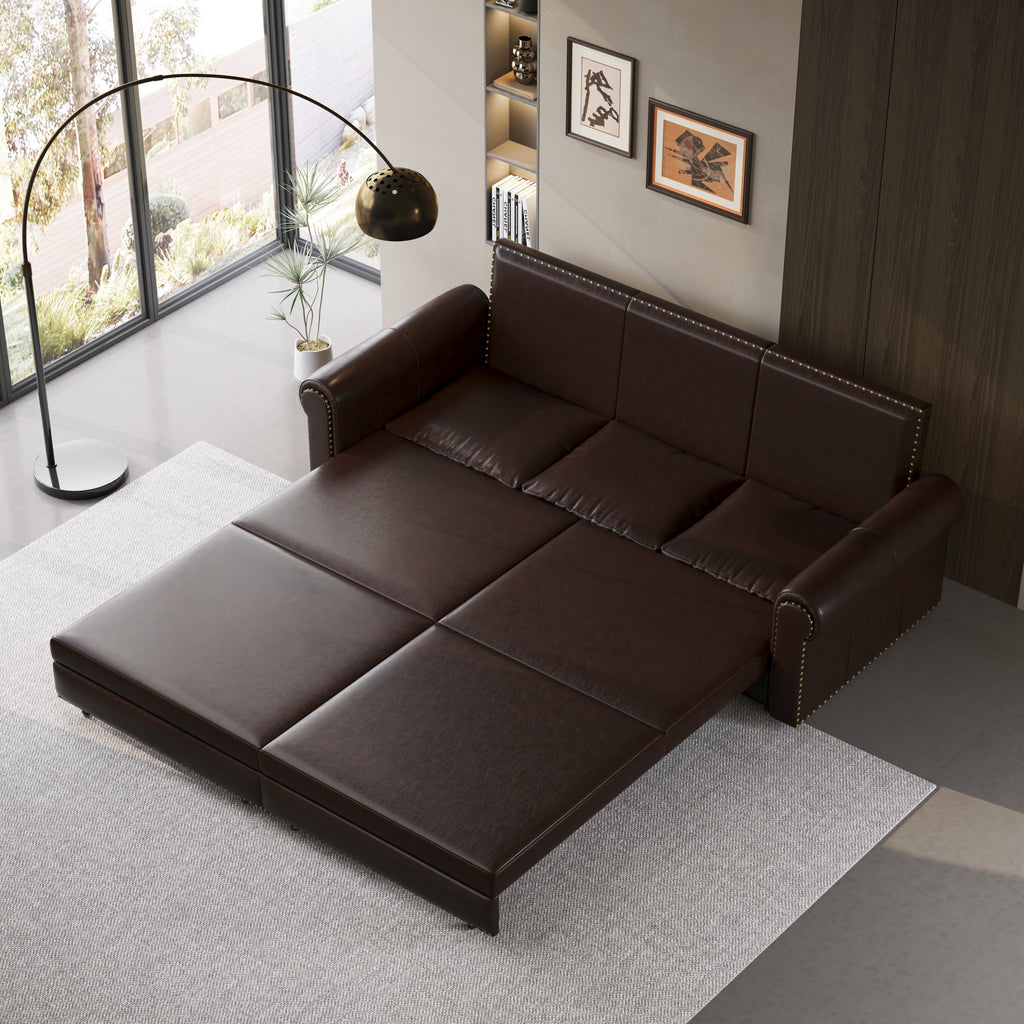 Chesterfield 93.7" King Pull Out Sofa Bed