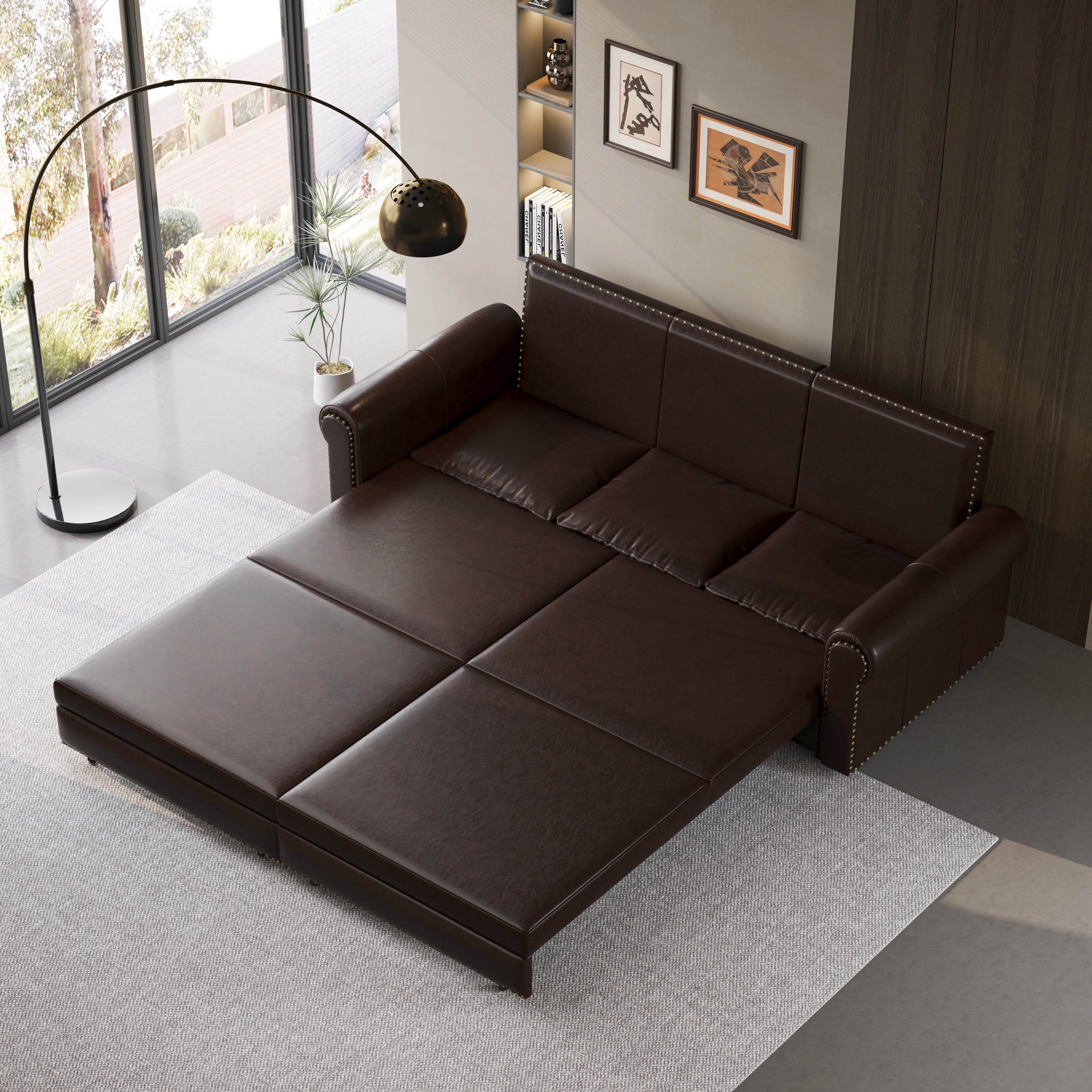 Chesterfield 93.7" King Pull Out Sofa Bed